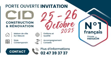 Porte Ouverte CID 25-26 Octobre 2025 TOURS BANDEAU ACTU