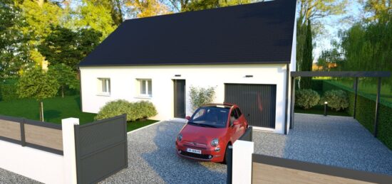 Maison neuve à Neuville-sur-Brenne, Centre-Val de Loire