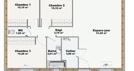 Azay-le-Rideau Maison neuve - 2281365-4586modele620250325mkECC.jpeg Constructions Idéale Demeure