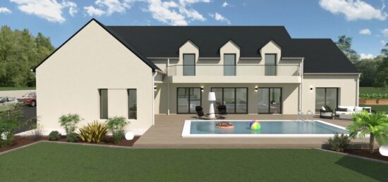 Maison neuve à Maillé, Centre-Val de Loire