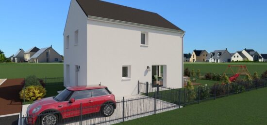 Maison neuve à Notre-Dame-d'Oé, Centre-Val de Loire