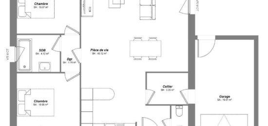 Maison neuve à La Croix-en-Touraine, Centre-Val de Loire