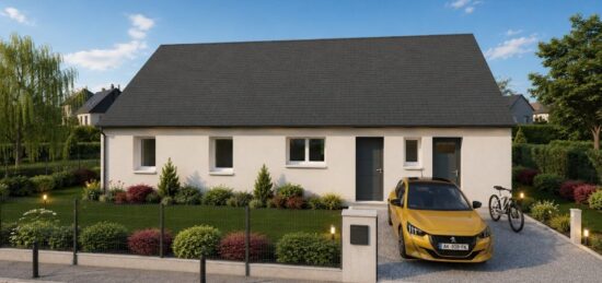Maison neuve à Charentilly, Centre-Val de Loire