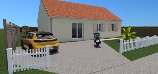 Maison neuve à Charentilly, Centre-Val de Loire