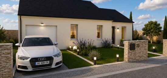 Maison neuve à Druye, Centre-Val de Loire