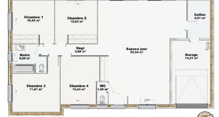Azay-le-Rideau Maison neuve - 2665336-4586modele620250321NXXIT.jpeg Constructions Idéale Demeure