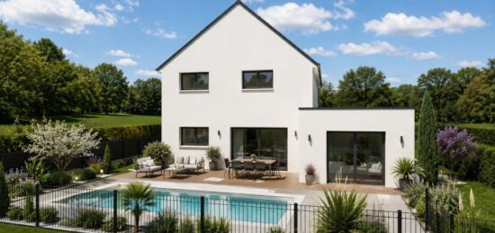 Maison neuve à Notre-Dame-d'Oé, Centre-Val de Loire